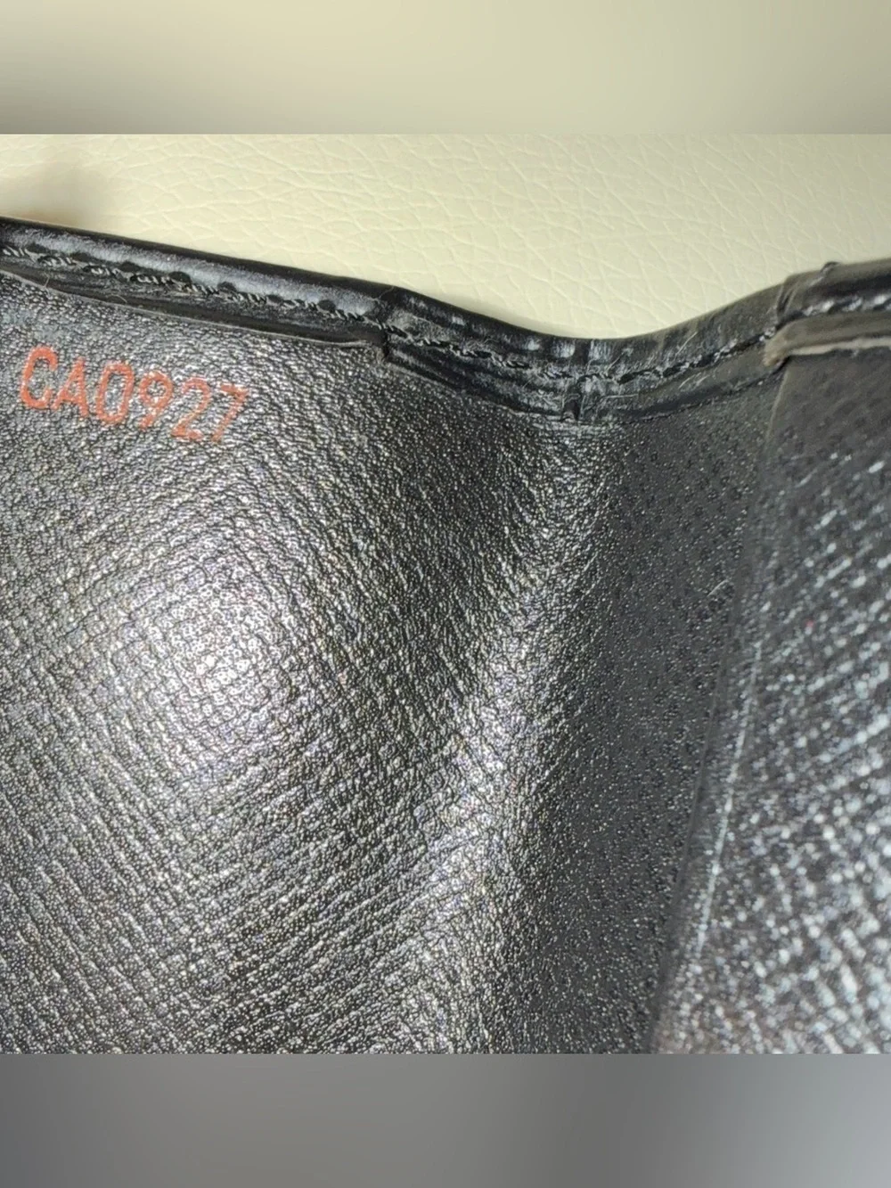 Louis Vuitton Black EPI Textured Leather Card Holder